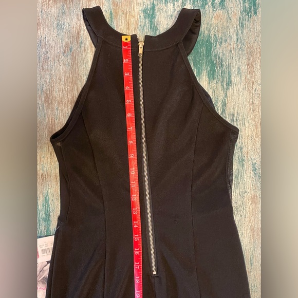 NWT Small Black and Rhinestone Cocktail/Evening-wear Dress - Picture 4 of 12